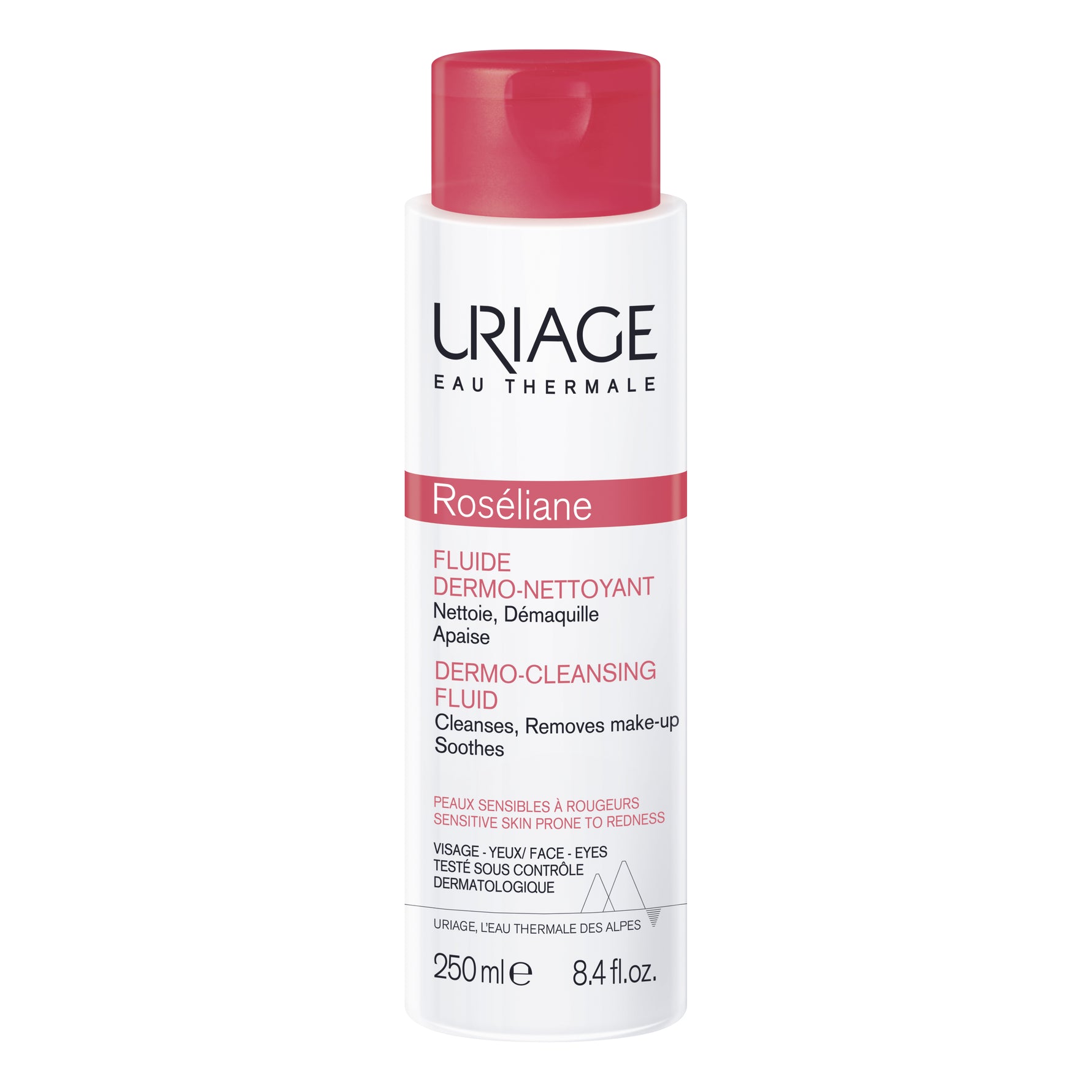 Uriage - Roseliane Fluido Dermodetergente Struccante Lenitivo Viso Ed Occhi 250ml
