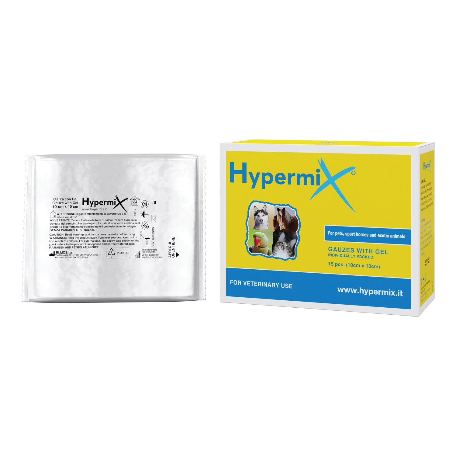 HYPERMIX GARZA 10X10CM 15PZ