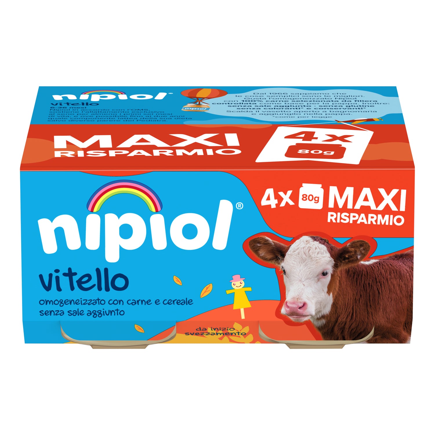 NIPIOL OMOG VTL/POLLO 4X80G