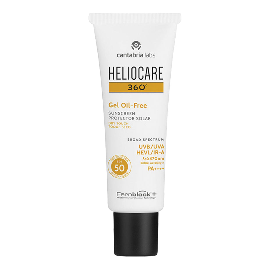 Heliocare 360 Gel Oil Free Spf50+ Protezione Solare Viso Molto Alta 50ml