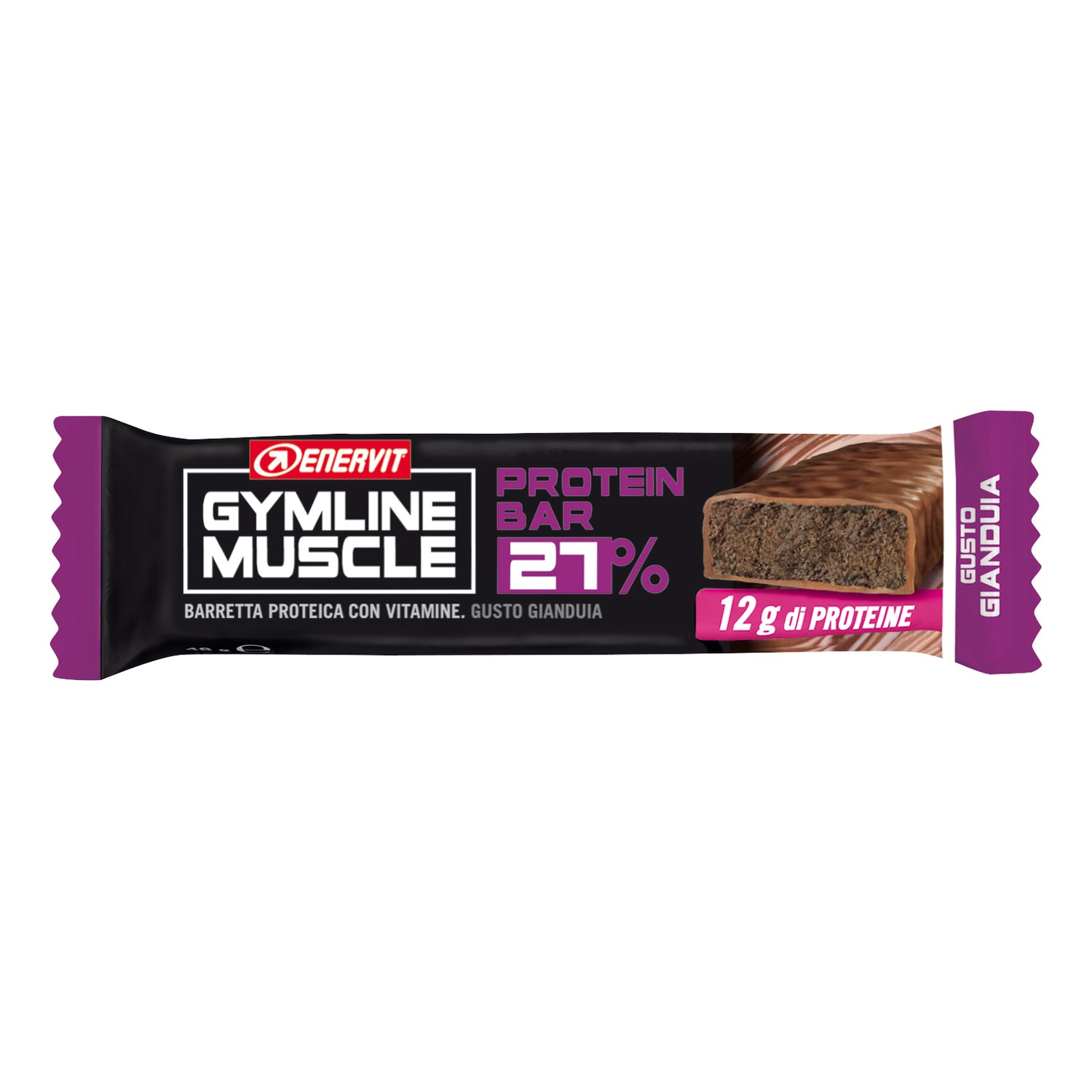 Enervit Gymline Muscle Protein Barretta Proteica 27% Gianduia 45g