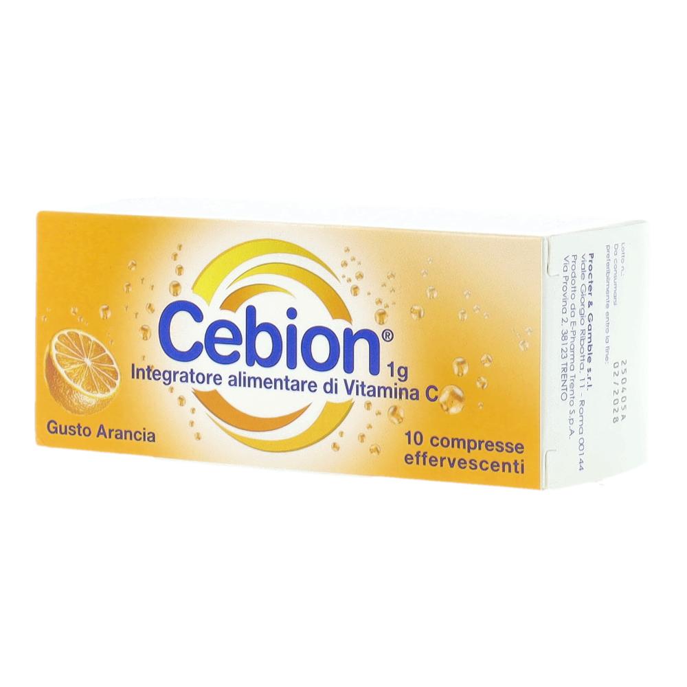 Cebion Vitamina C Gusto Arancia 10 Compresse Effervescente
