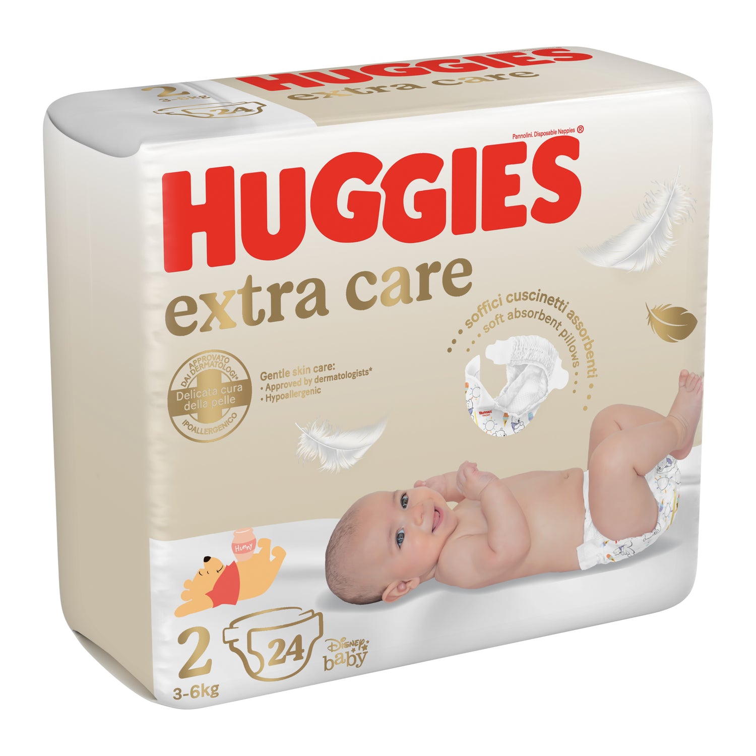 HUGGIES EXTRA CARE BB BA2 24PZ
