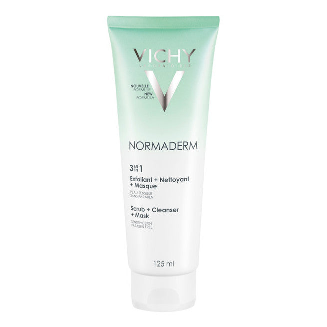 Vichy Normaderm 3 In 1 Cleanser Deterge Esfolia Illumina 125ml