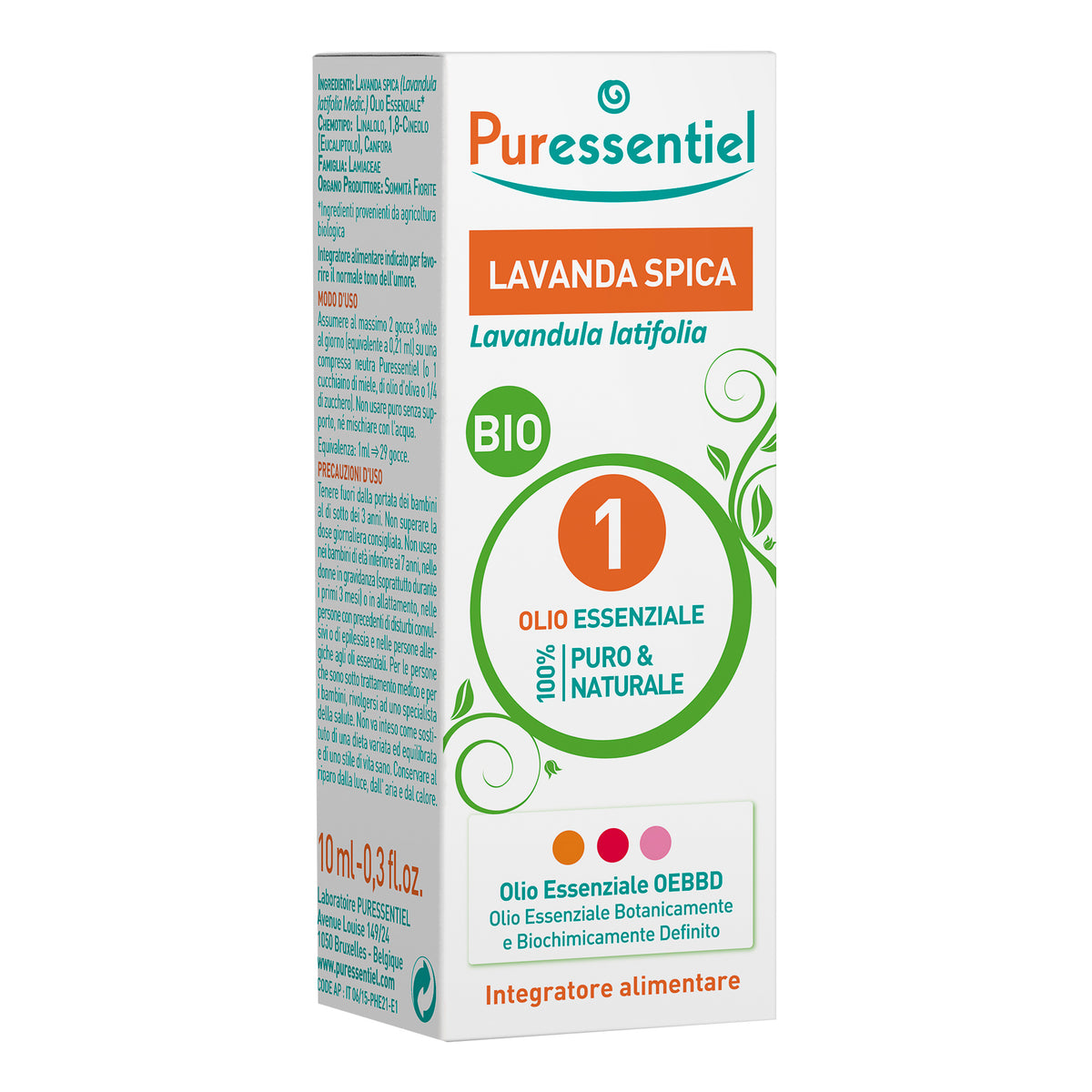 LAVANDA SPICA OE BIO 10ML  