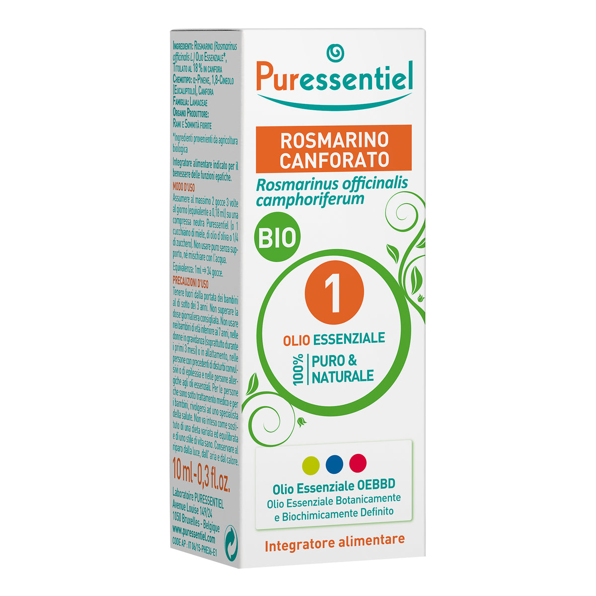 ROSMARINO CANFORA OE BIO 10ML  