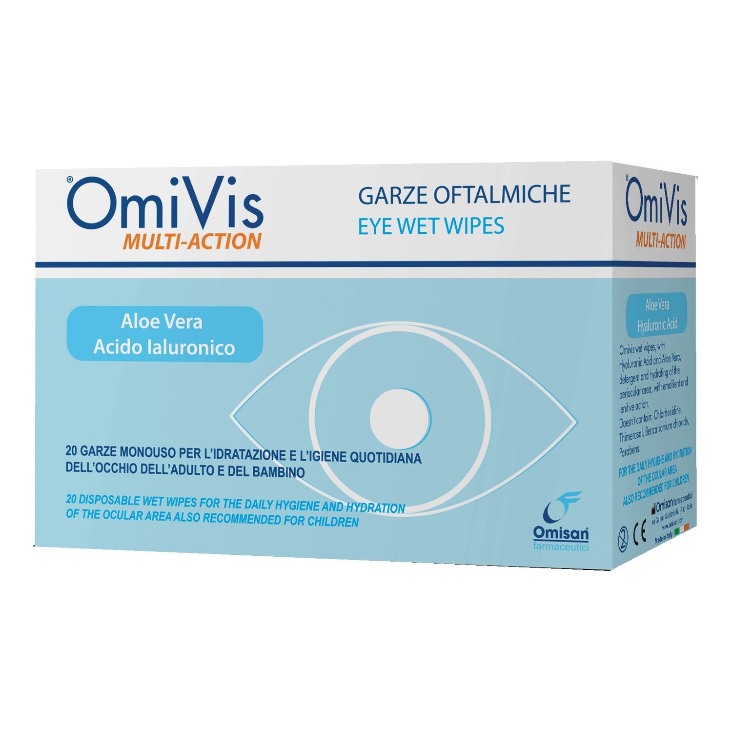 OMIVIS GARZE OFTALMICHE 20PZ