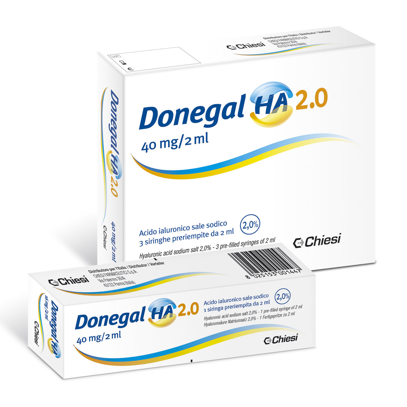 Donegal Ha 2.0 40mg/2ml 3 Siringhe