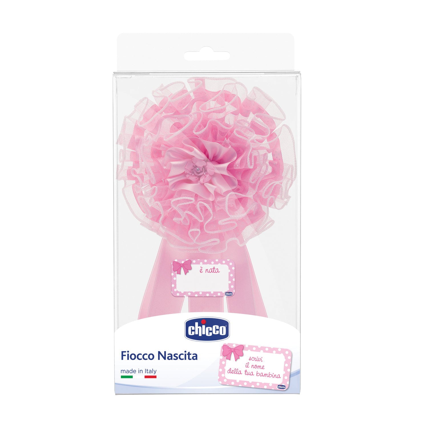 CH FIOCCO NASCITA ROSA
