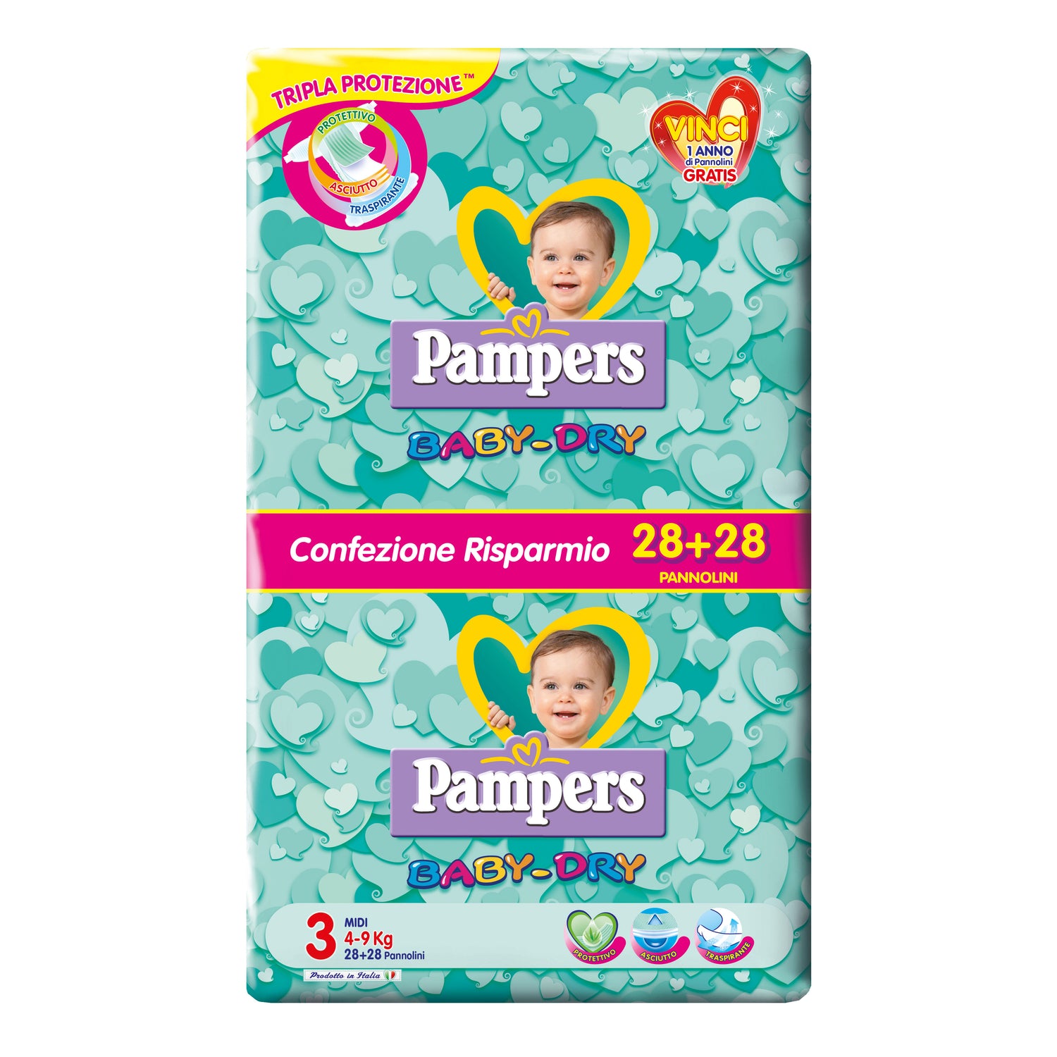 PAMPERS BD MIDI PD 56PZ