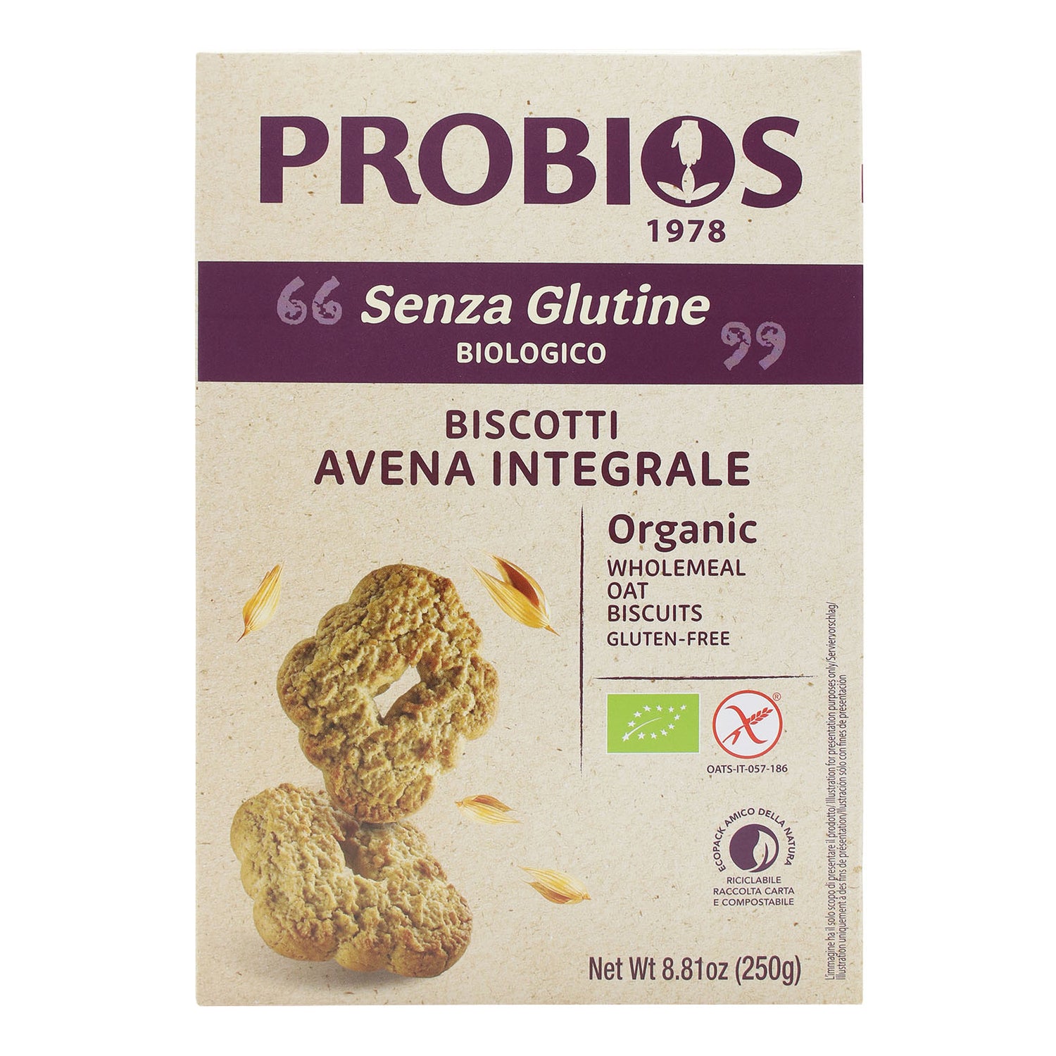 ALTRICEREALI BISC AVENA INTEGR