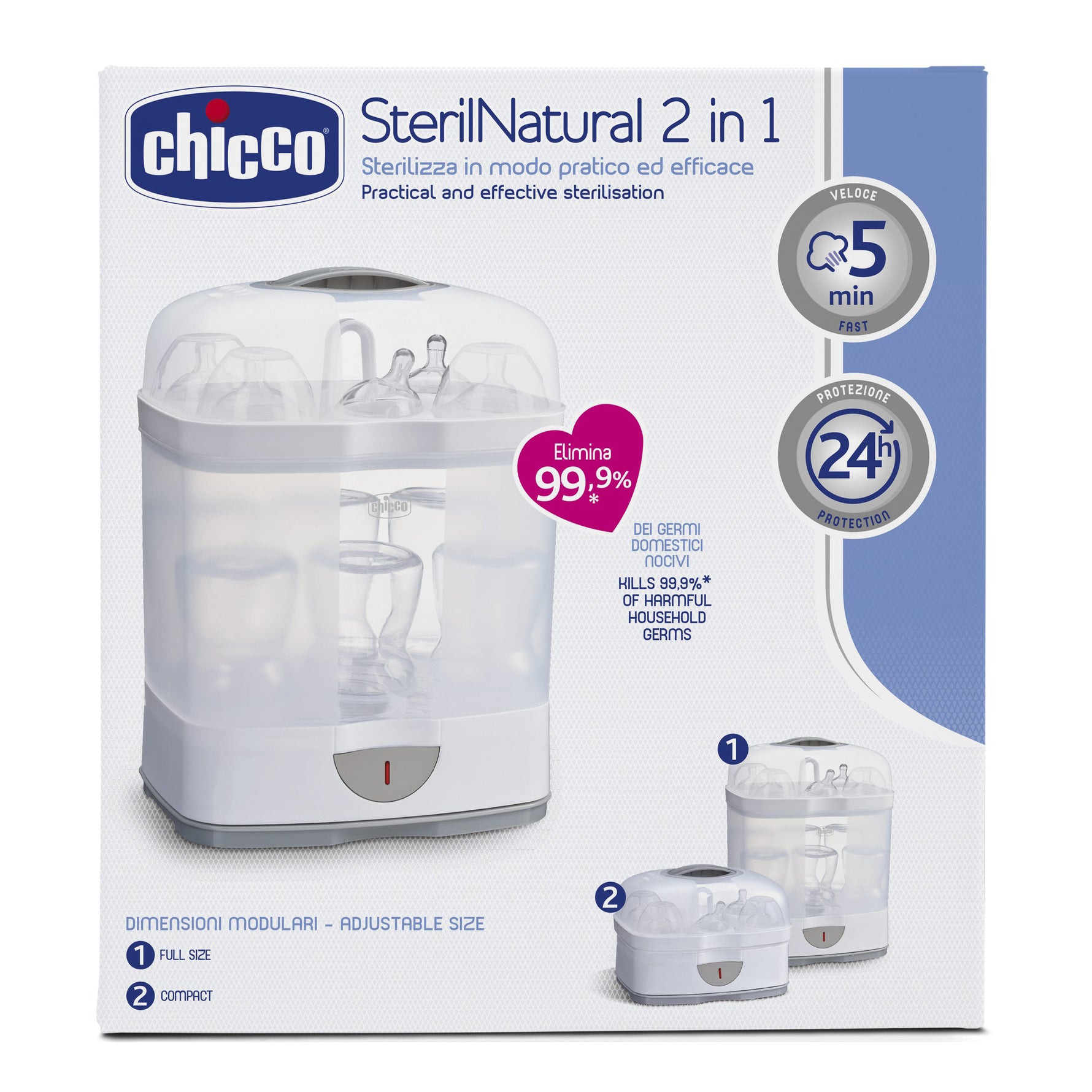 CH STERILIZZATORE 2 IN 1 NEW
