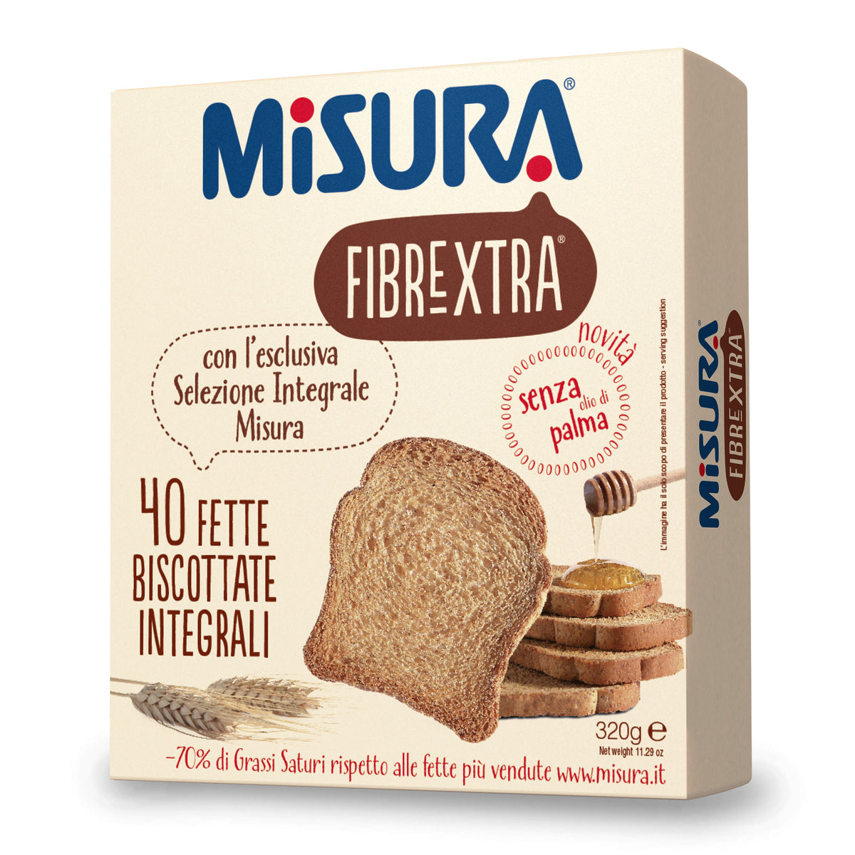 MISURA FETTE FIBRE EX 100% INT  