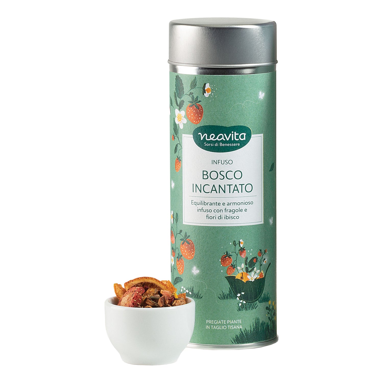Neavita Silver Tin Tisana Sfusa Bosco Incantato Taglio Tisana 100g