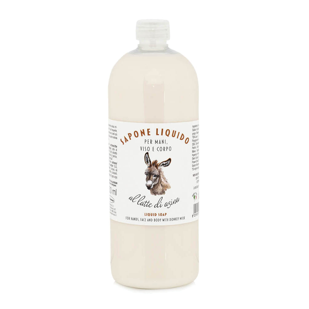 Delicato D'Asina - Ricarica Sapone Liquido Al Latte D'Asina 1 Litro