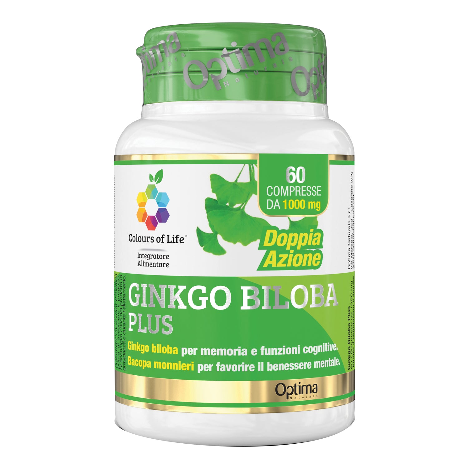 GINKGO BILOBA 60CPR COLOURS