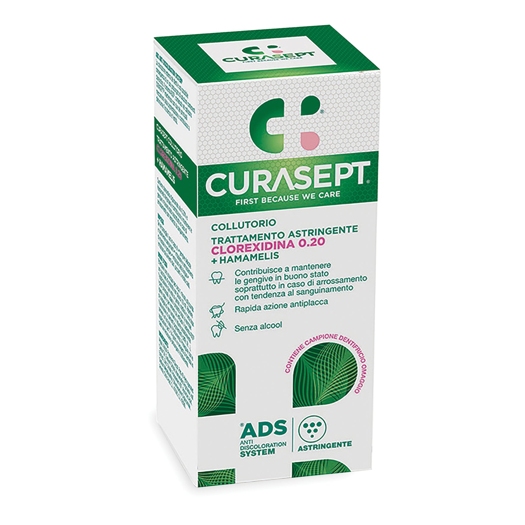 CURASEPT ADS Collutorio Trattamento Protettivo 0.20 Clorexidina + Colostro 200ML

