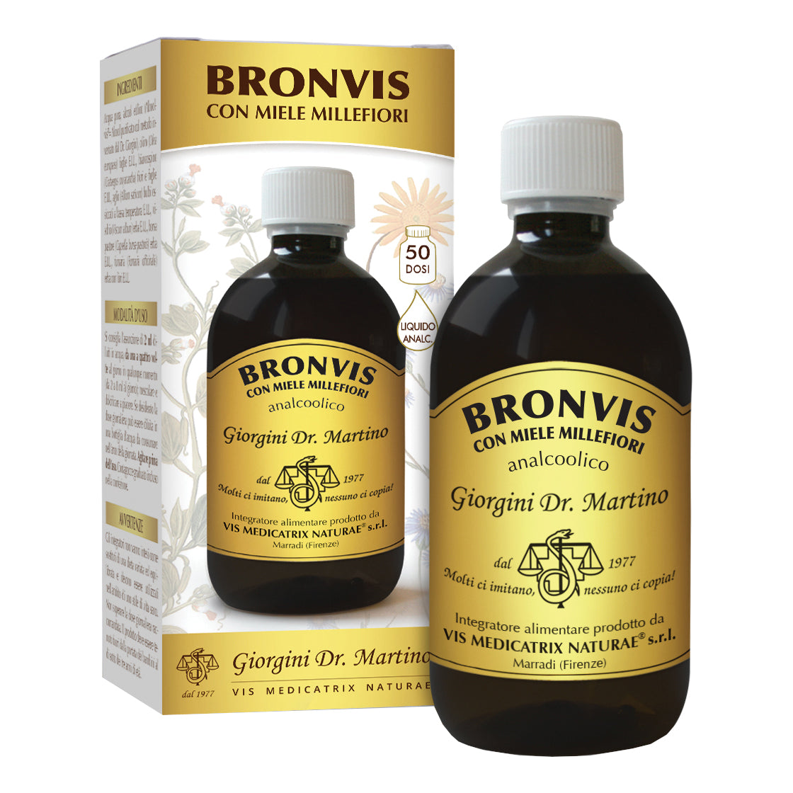 BRONVIS CON MIELE MILLEF 500ML  