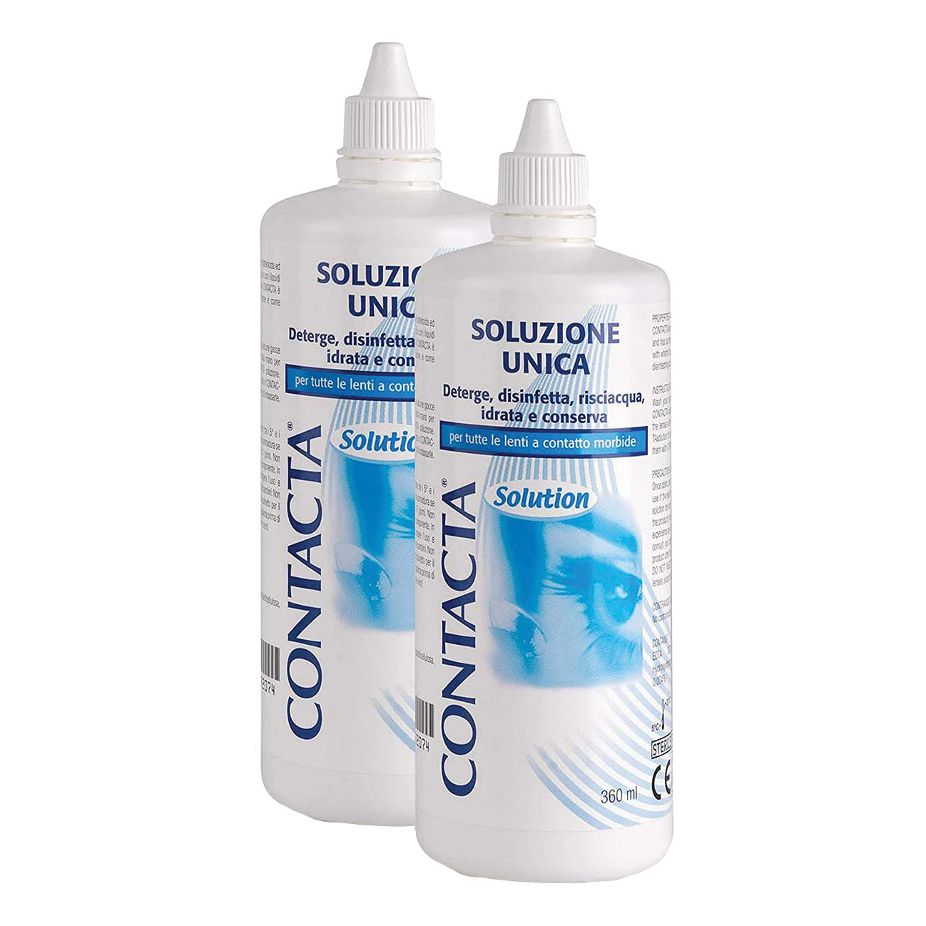 Contacta Soluzione Unica Isotonica Pacco Doppio 2 Flaconi Da 360ml