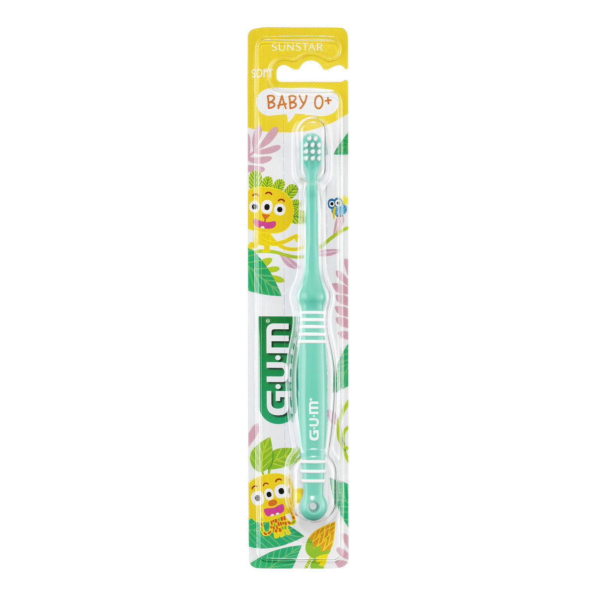 GUM Baby | Spazzolino 0-2 Anni | Setole Morbide Testina Ultrasottile  
