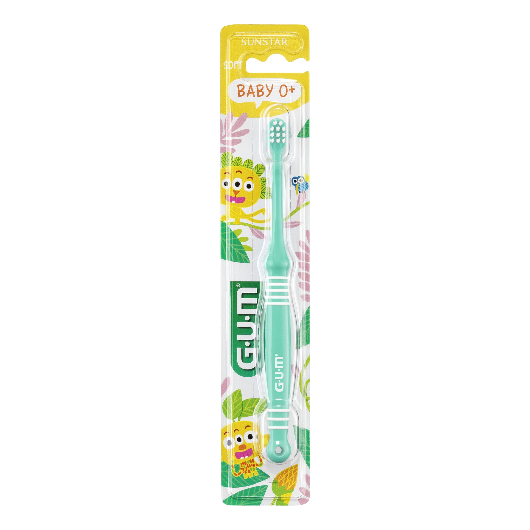 GUM Baby | Spazzolino 0-2 Anni | Setole Morbide Testina Ultrasottile
