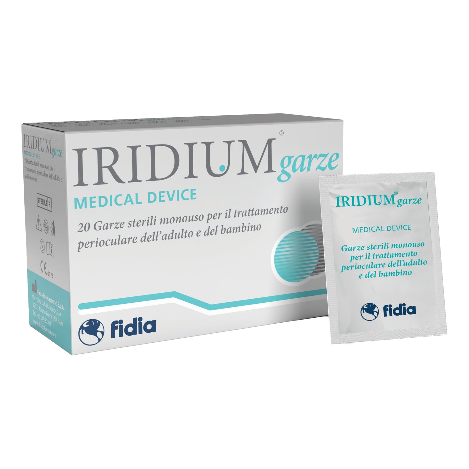 Iridium Garze Sterili Oculari 20 Pezzi