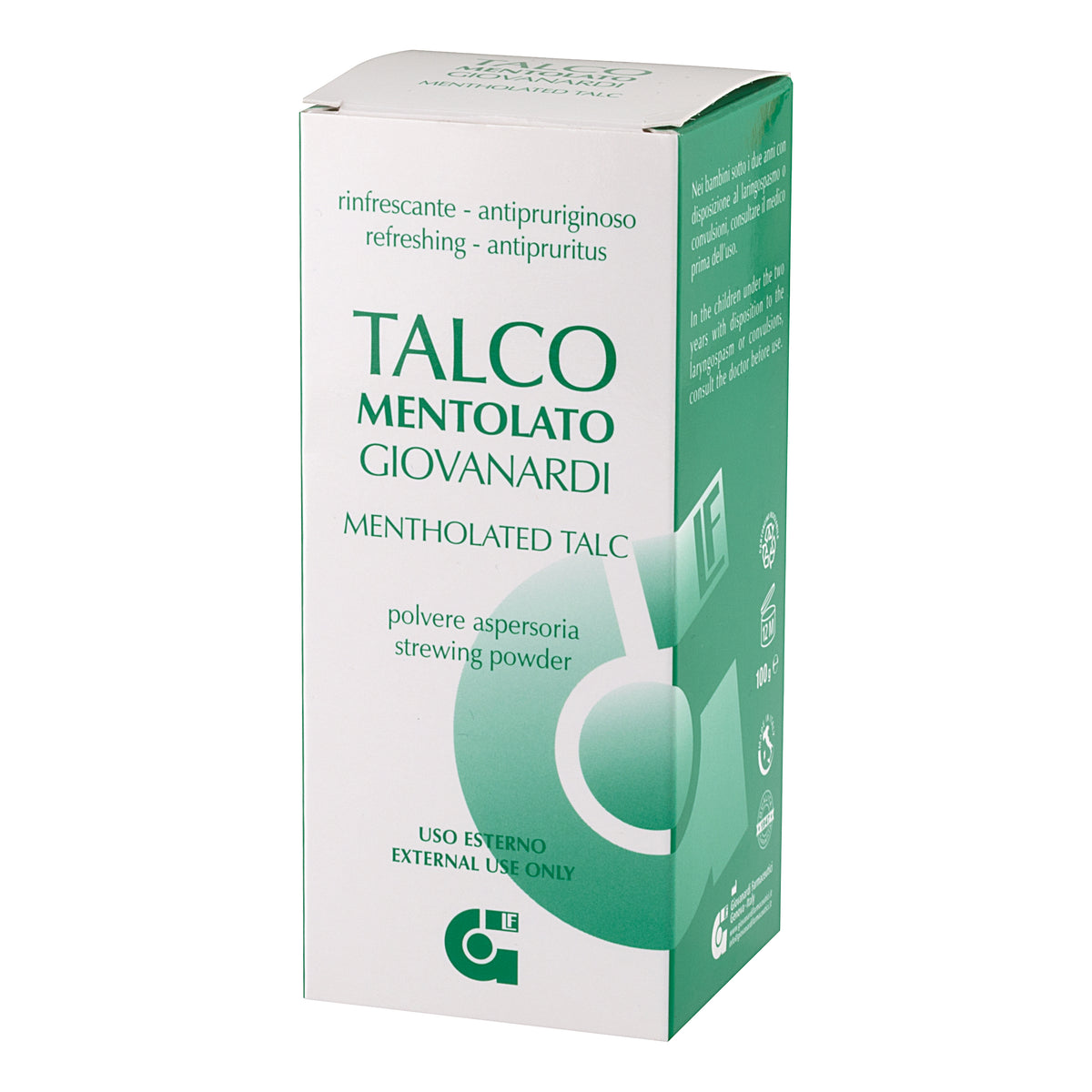 TALCO MENTOLATO GIOVANARDI 100  