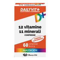 Massigen Dailyvit | Multivitaminico Completo 13 Vitamine 9 Minerali | 60 Compresse