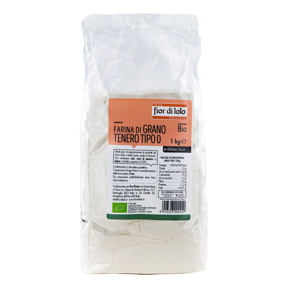 FARINA FI GRANO TENERO 0 BIOL  