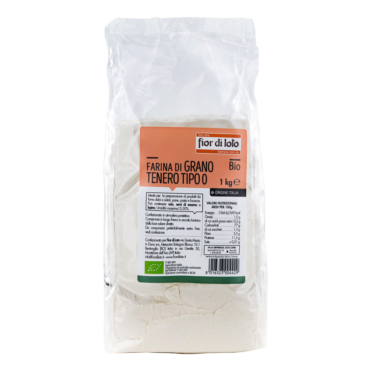 FARINA FI GRANO TENERO 0 BIOL
