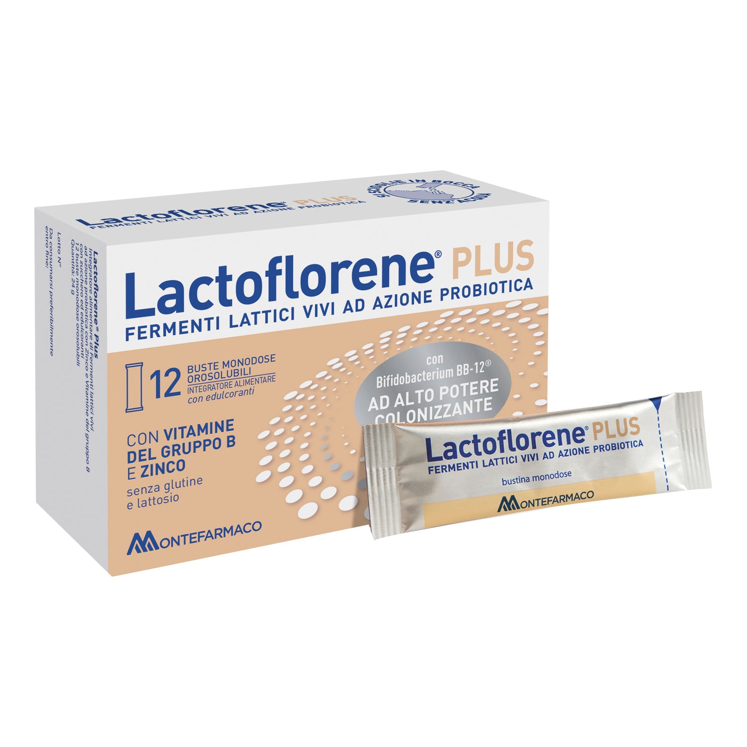 Lactoflorene Plus Integratore Di Fermenti Lattici 12 Bustine Monodose Orosolubili