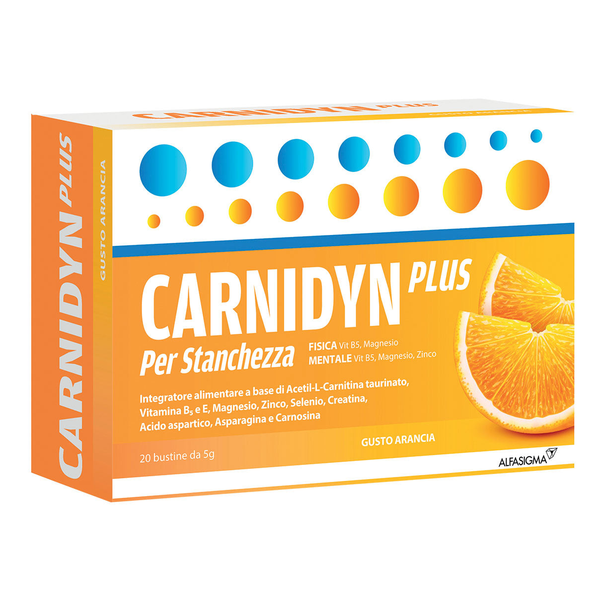 Carnidyn Plus Gusto Arancia 20 Bustine 5g