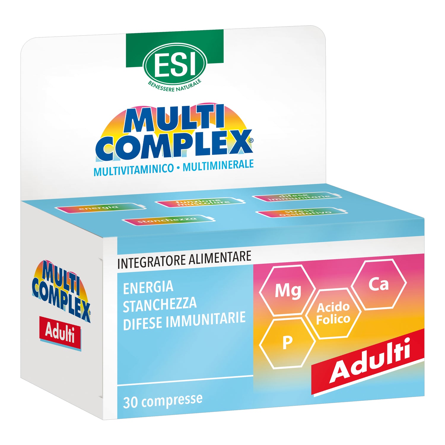 Esi MultiComplex Adulti Multivitaminico e Minerali 30 Compresse