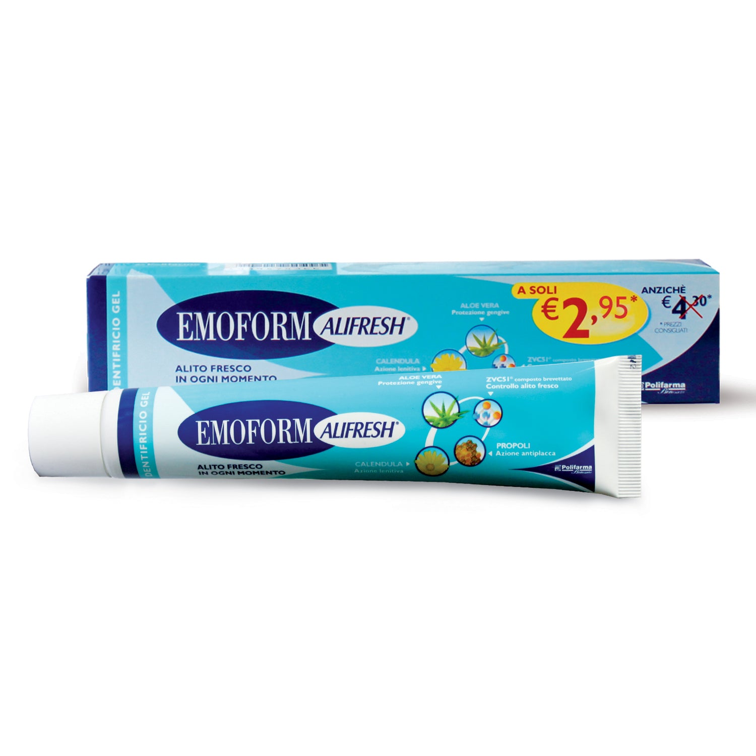 Emoform Alifresh Dentificio Controllo Alito Fresco 75ml