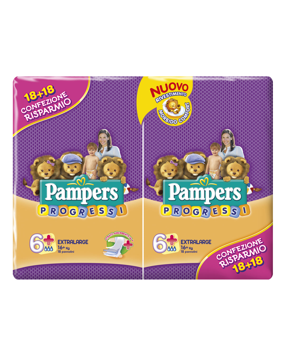 PAMPERS PROGRES XL 36PZ 9195  