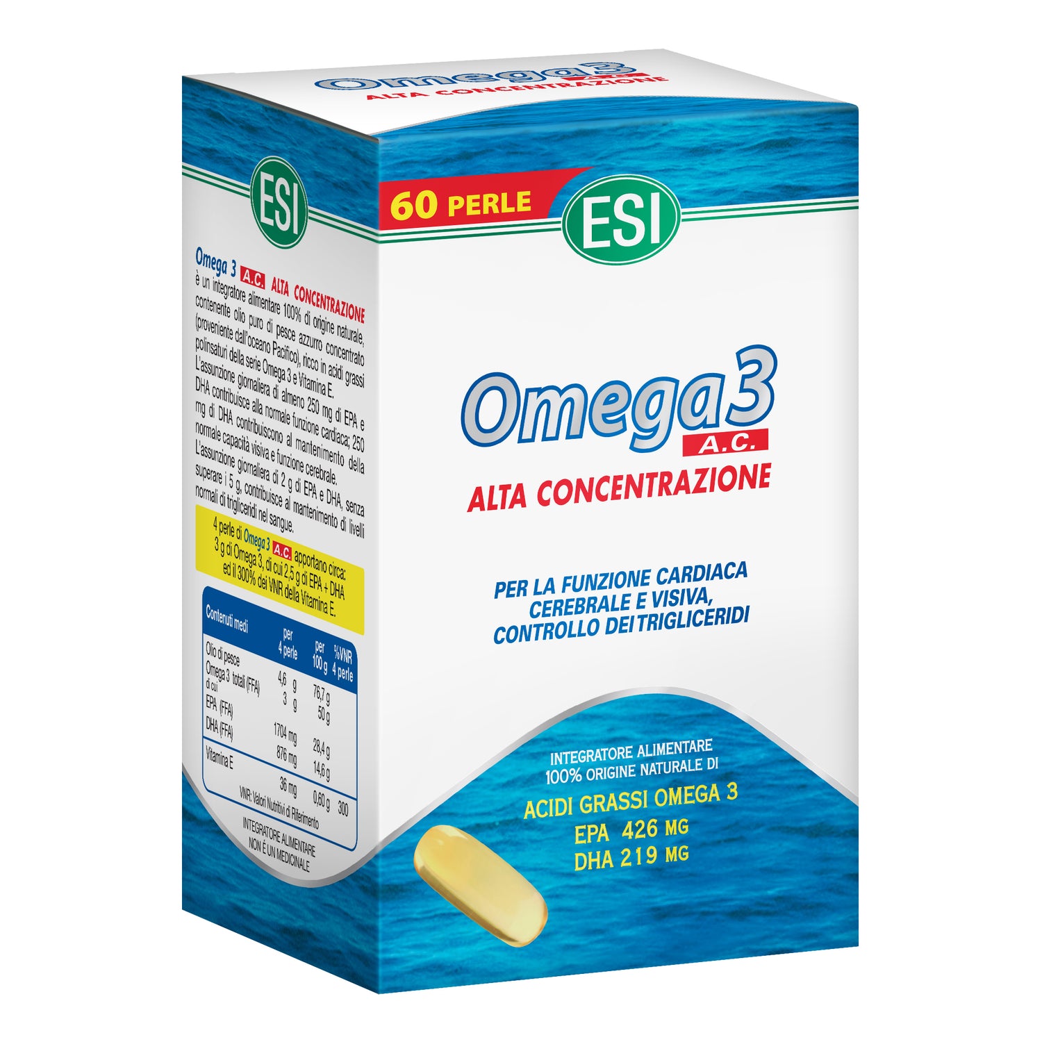 Esi Omega 3 Alta Concentrazione 60 Perle