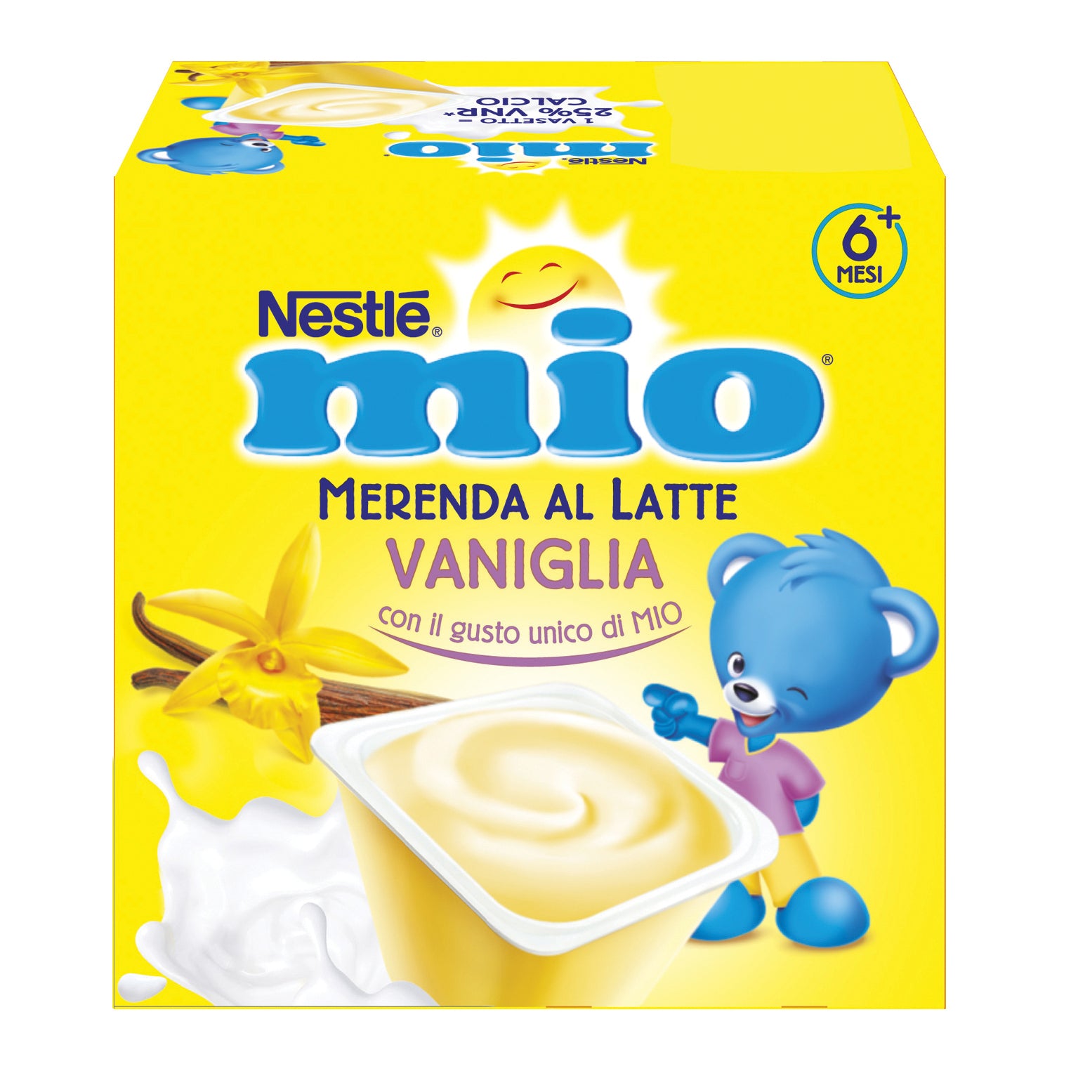 MIO MERENDA VANIGLIA 4X100G
