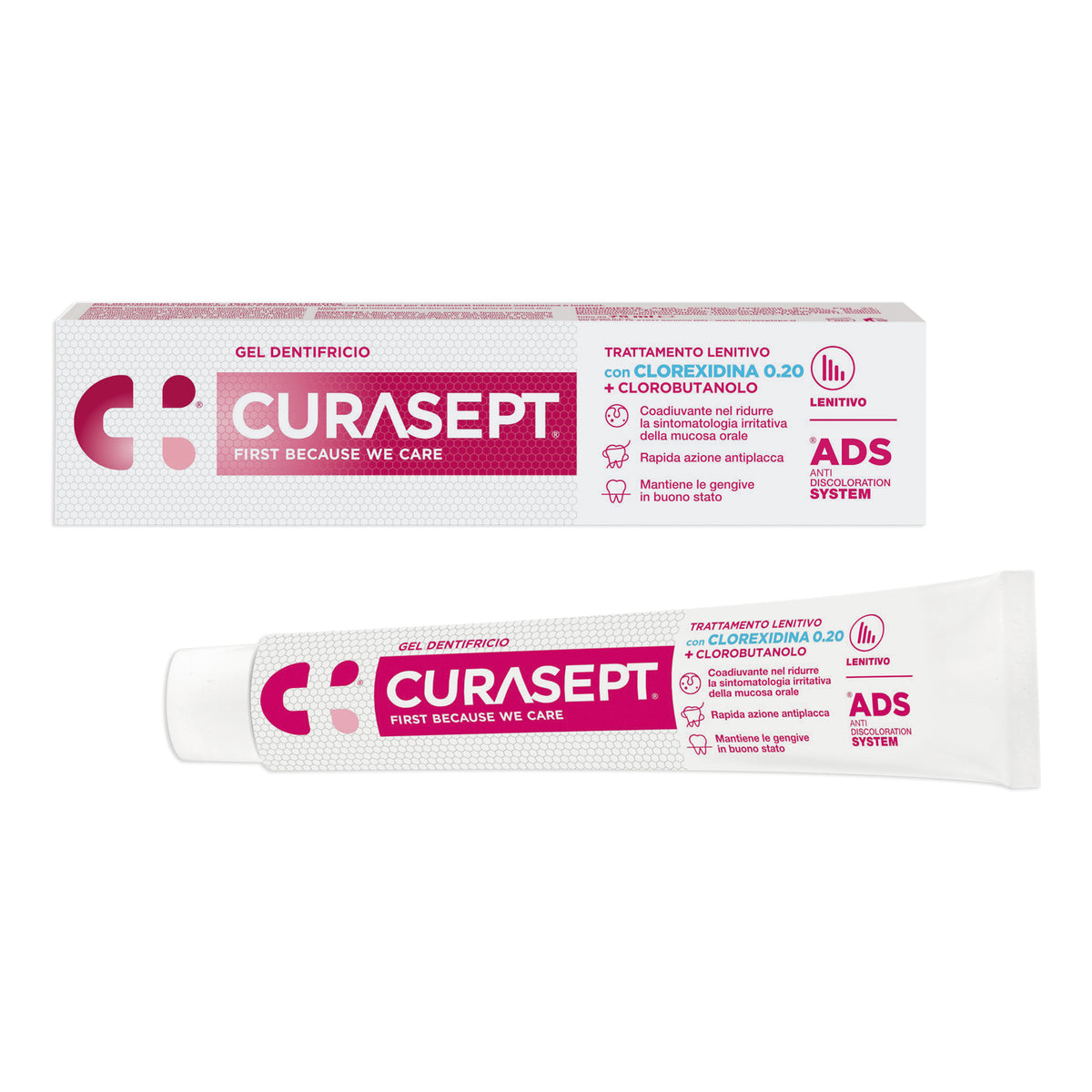 Curasept Collutorio Trattamento Lenitivo Clorexidina 0,20 ADS 200ML  