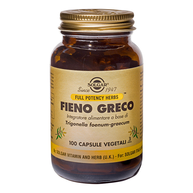 Solgar - Fieno Greco Mso 100 Capsule Vegetali
