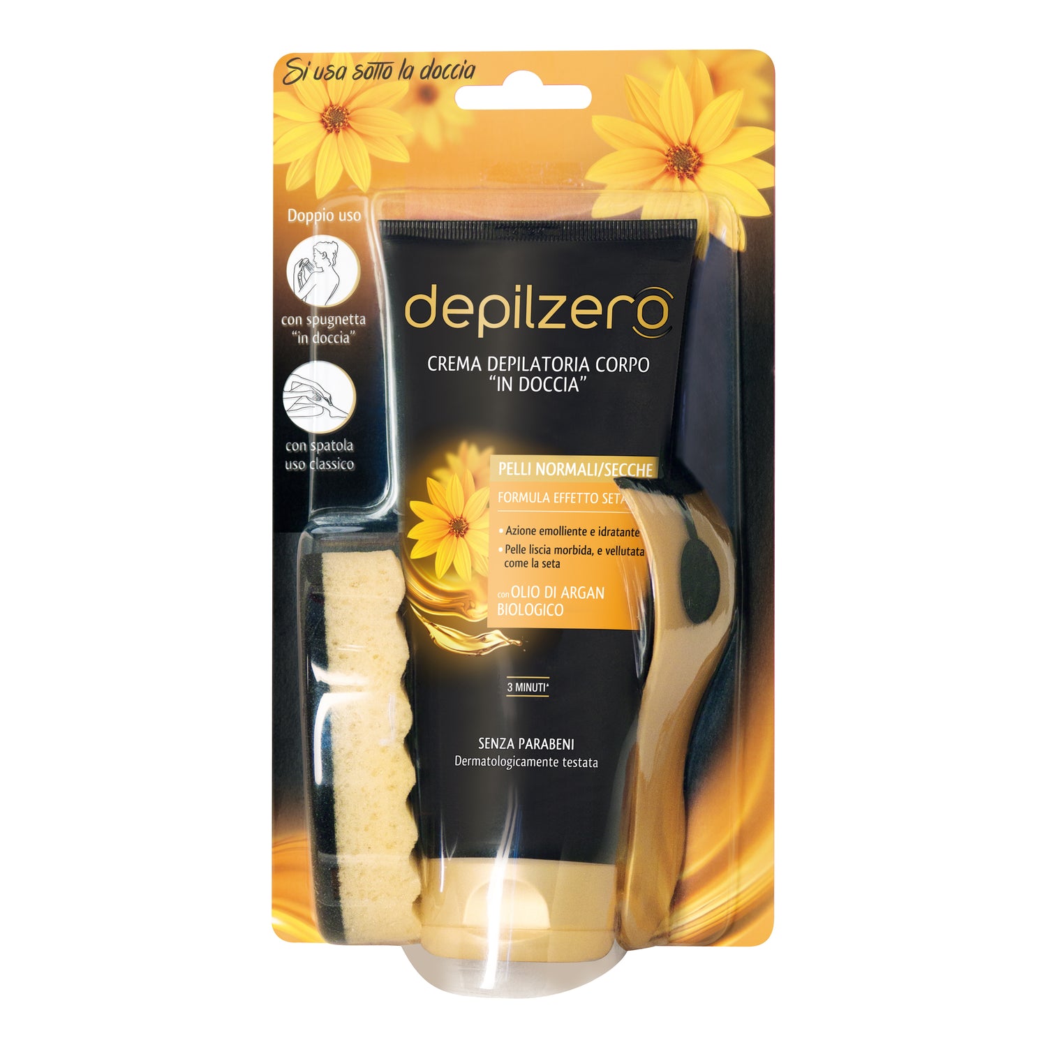 DEPILZERO ARGAN CR DOCCIA 200ML