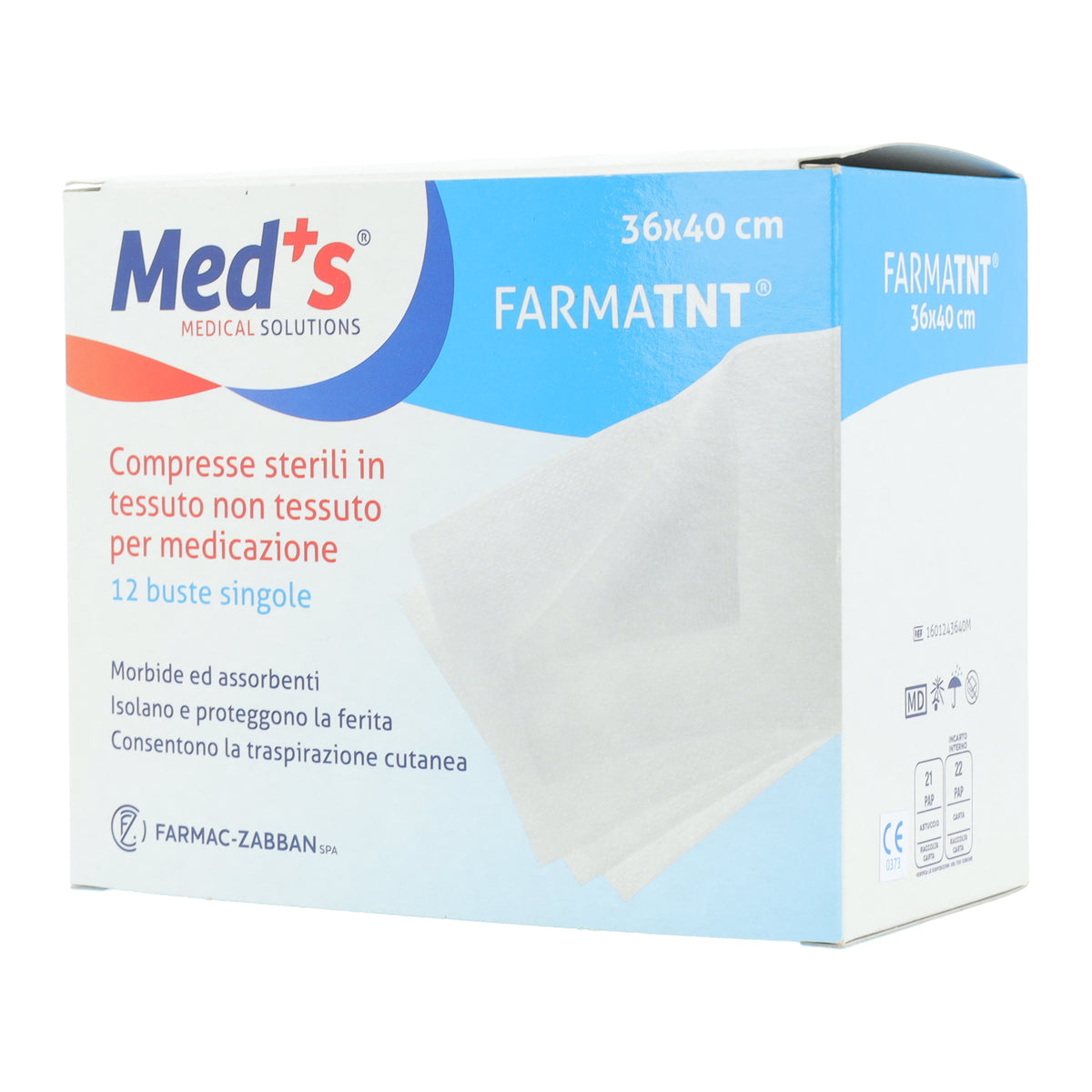 MEDS GARZA TNT 36X40CM 12PZ  