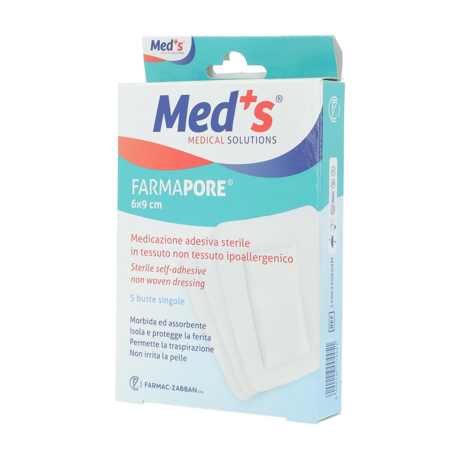 CER MEDS FPORE 6X9CM 5PZ
