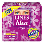 Lines Idea Ultra Flusso Abbondante 8 Assorbenti  