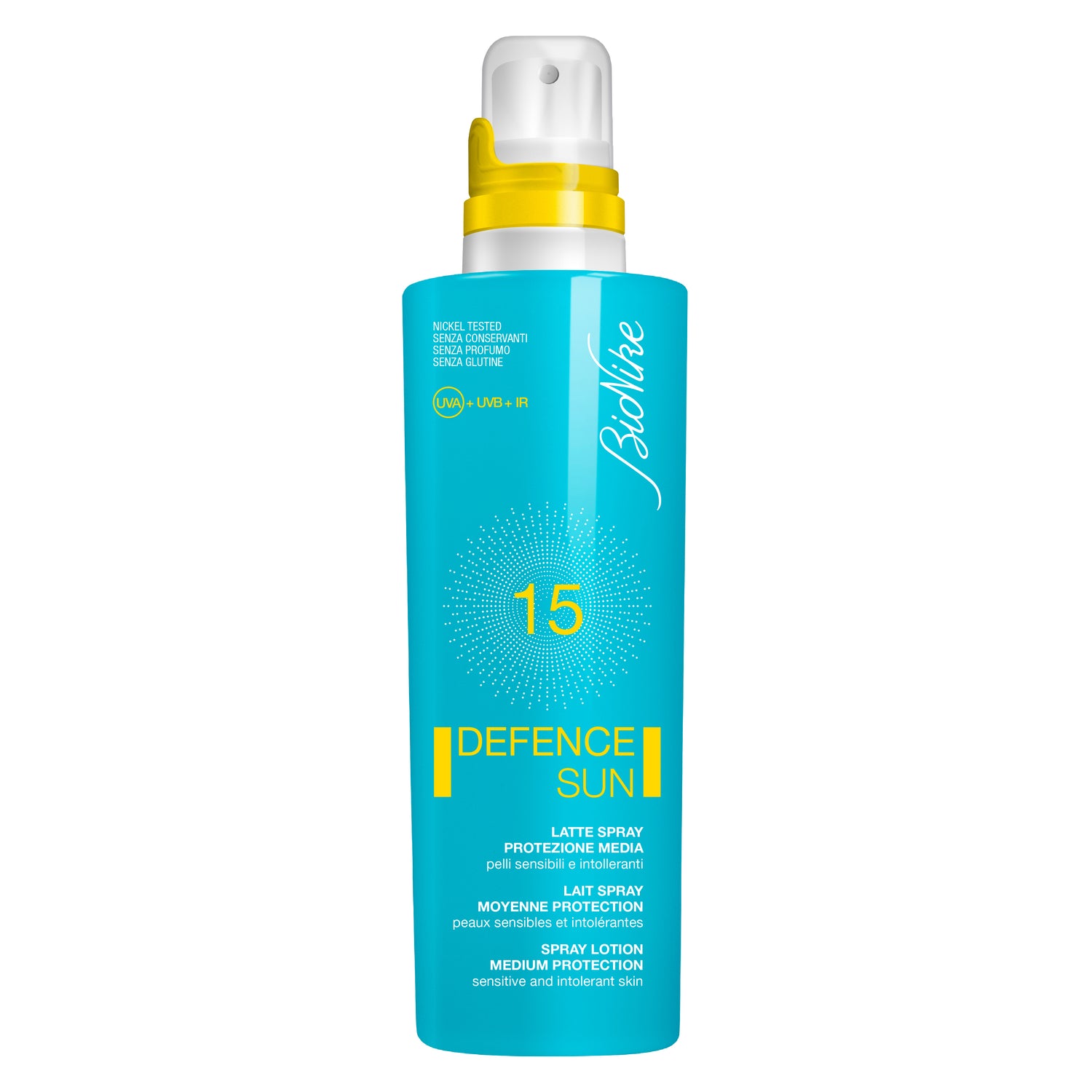 Bionike Defence Sun Spf 15 Latte Solare Spray Protezione Media 200ml