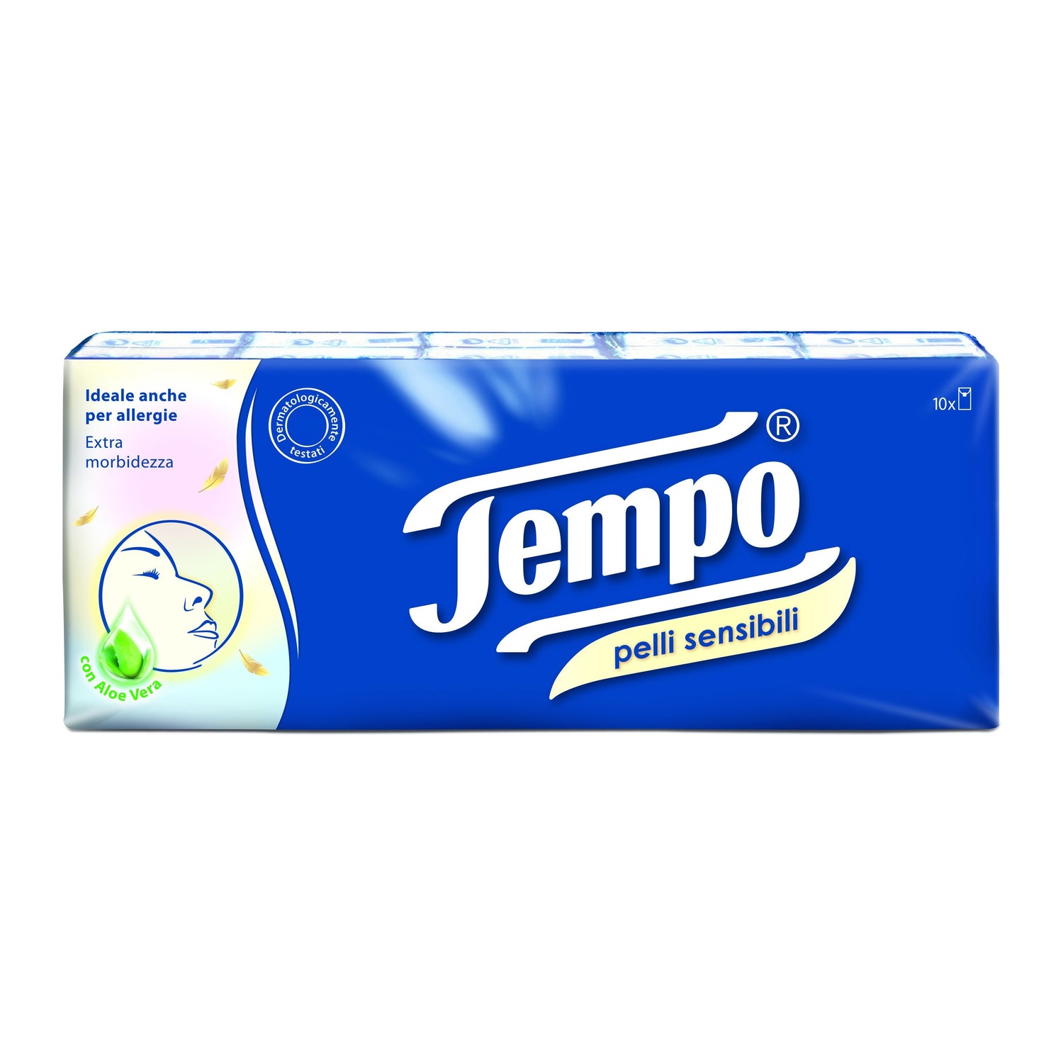 Tempo Fazzoletti Pelli Sensibili 10 pacchetti