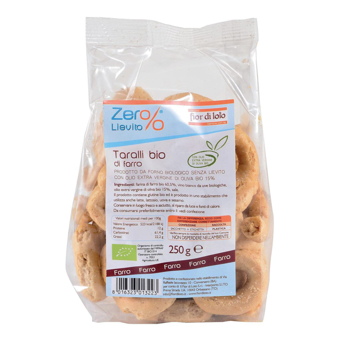 TARALLI FARRO C/OLIO EXTRV BIO
