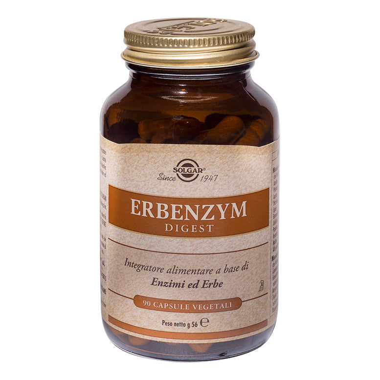 Solgar - Erbenzym Digest 90 Capsule Vegetali

