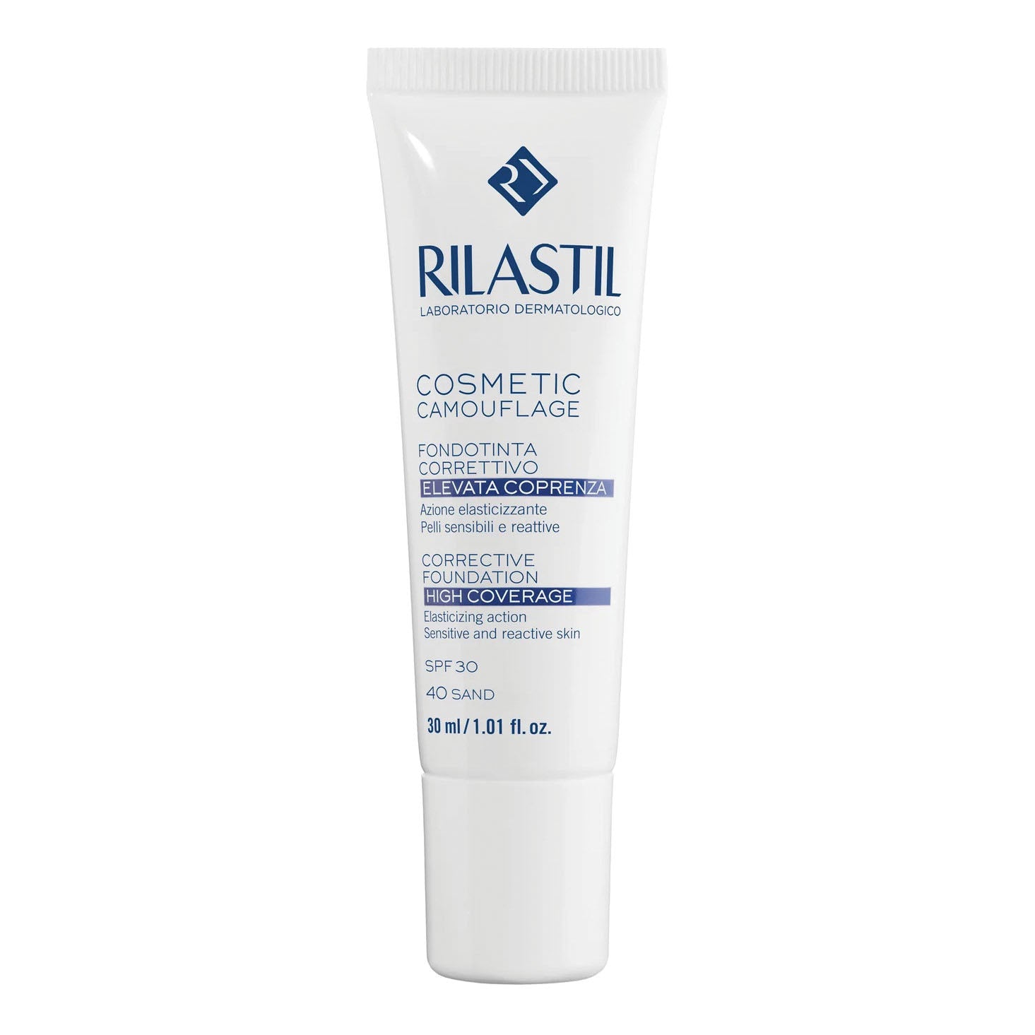 Rilastil Camouflage Fondotinta Correttivo Ad Elevata Coprenza Spf30+ N.40 Sand