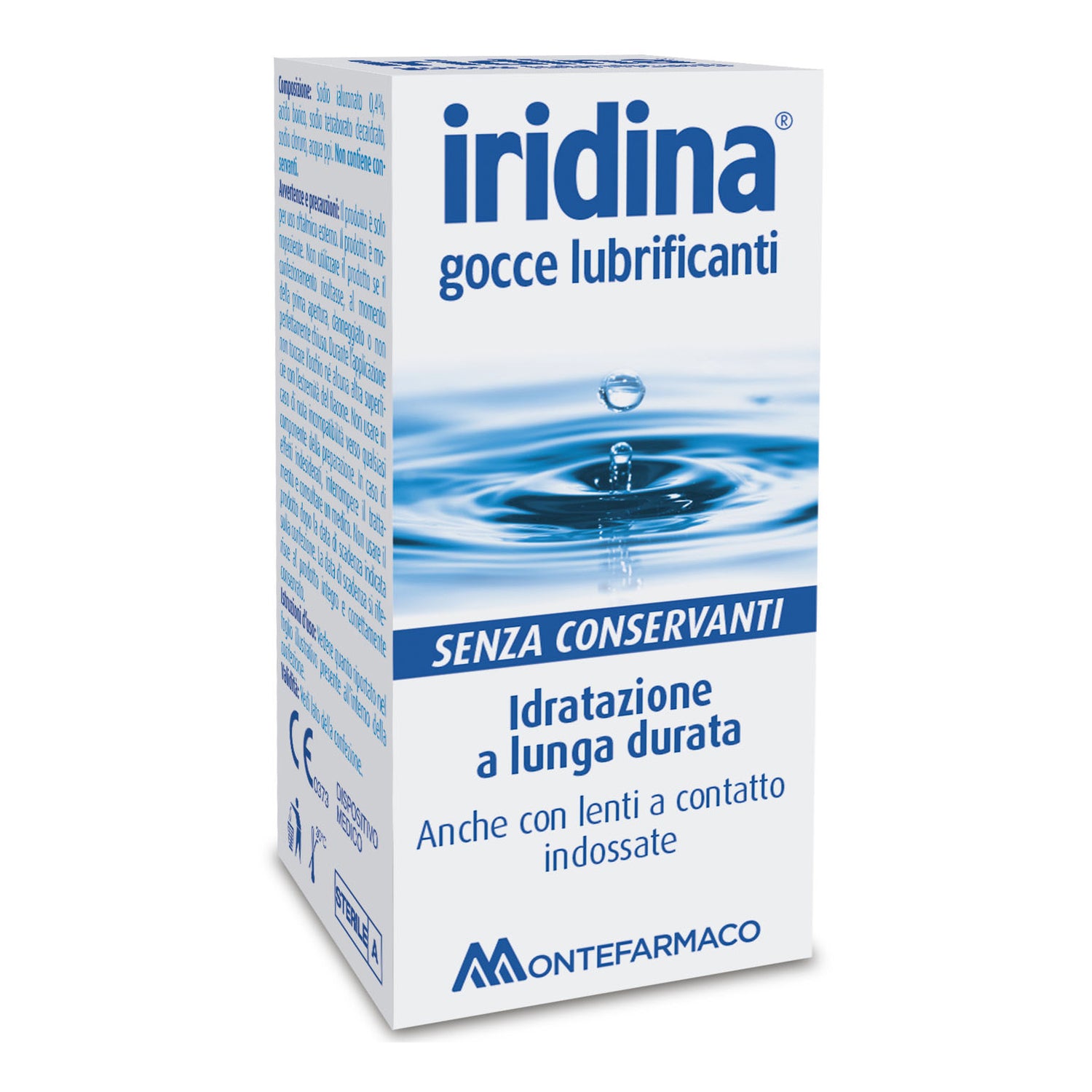 Iridina Gocce Oculari Lubrificanti Acido Ialuronico 10ml