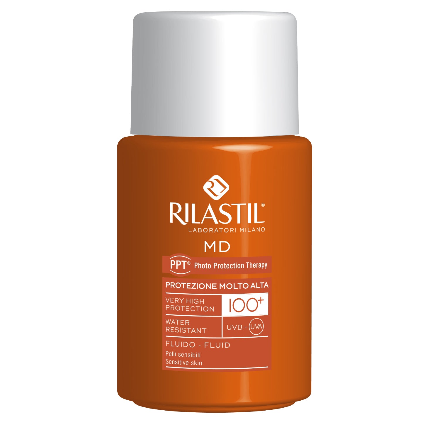 Rilastil SUN SYSTEM Md 100+ Fluido Solare Protezione Molto Alta 75 ml